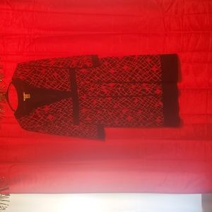 LONDON STYLE RED/BLACK DRESS